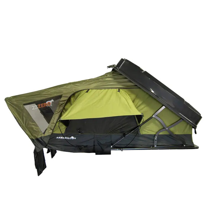 armadillo tent 23ZERO Armadillo X2 Slim Side Open Hardshell Roof Top Tent — VenturingEarth