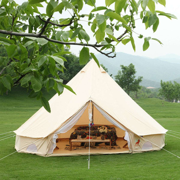 Luna Glamping 5m Canvas Bell Tent