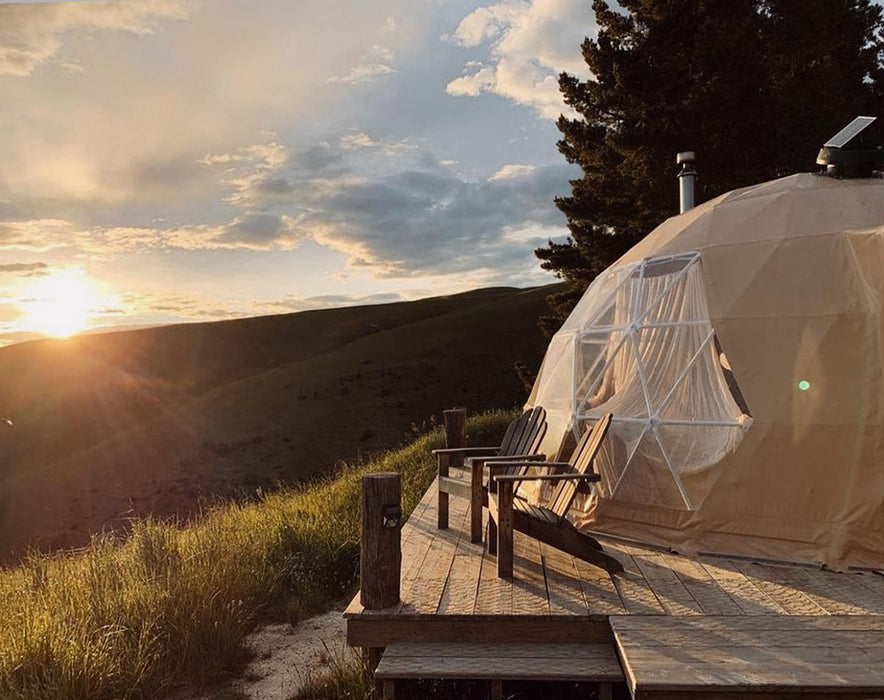 Luna Glamping 7m Stargazer Geodesic Glamping Dome