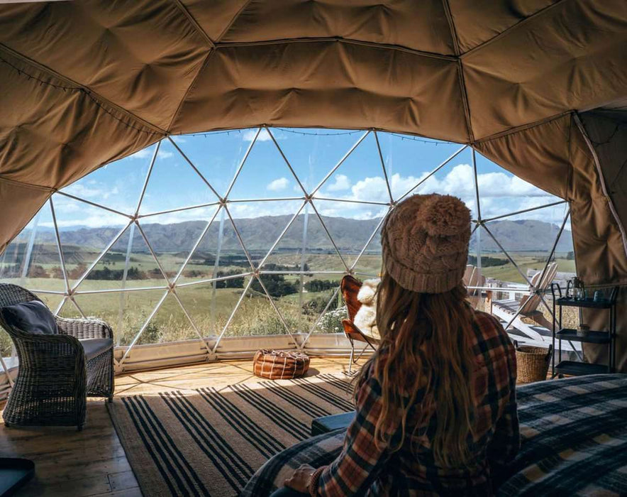 Luna Glamping 8m Stargazer Geodesic Glamping Dome