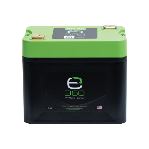 E360 12.8V 60Ah G24 High-Density LiFePO4 Deep Cycle Battery [C]