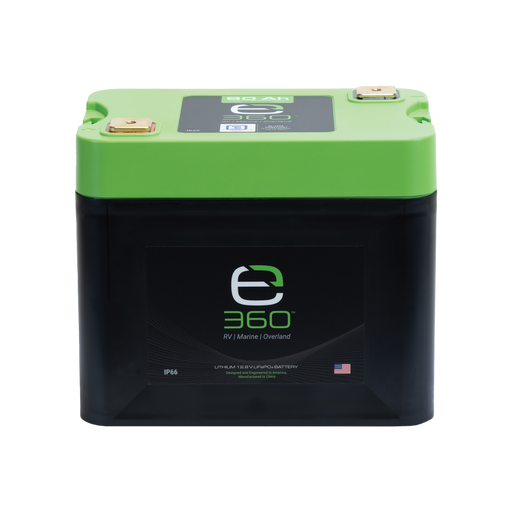 E360 12.8V 80Ah G24 High-Density LiFePO4 Deep Cycle Battery [C]