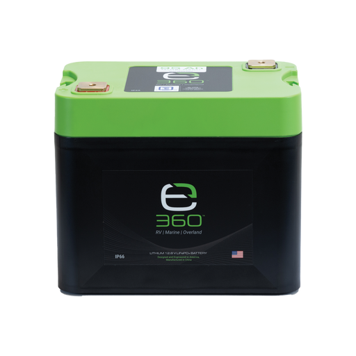 E360 12.8V 95Ah G24 Extreme-Density LiFePO4 Deep Cycle Battery [B]