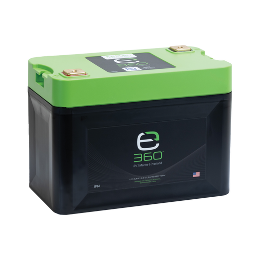 E360 12.8V 120Ah G27 Extreme-Density LiFePO4 Deep Cycle Battery [B]