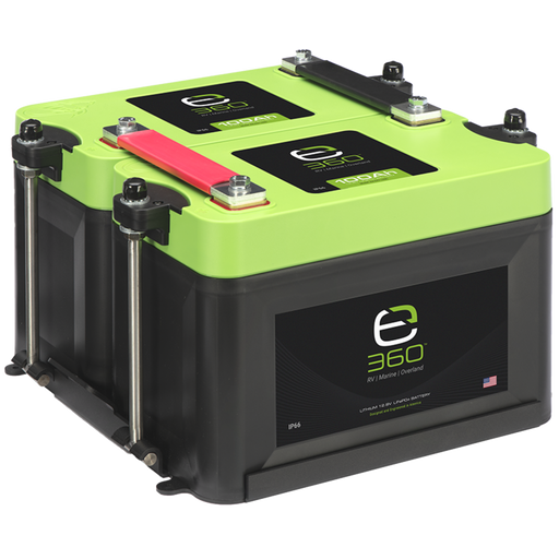 E360 Group 27 - 100, 120 Ah Dual Tie Down Tray System with One Set of Bus Bars. [C]