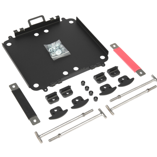 E360 Group 27 - 100, 120 Ah Dual Tie Down Tray System with One Set of Bus Bars. [C]