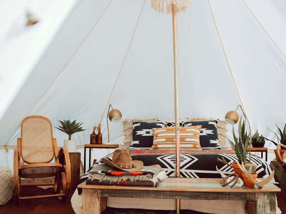 Luna Glamping 5m Canvas Bell Tent