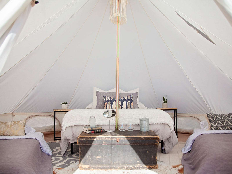 Luna Glamping 6m Canvas Bell Tent