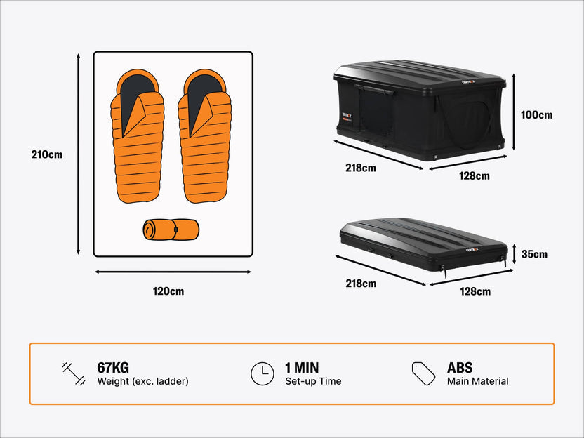 TentBox Classic 2.0 Roof Top Tent