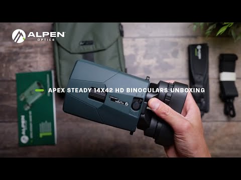 Alpen Optics Apex Steady 14x42 HD Binoculars Precision Optics