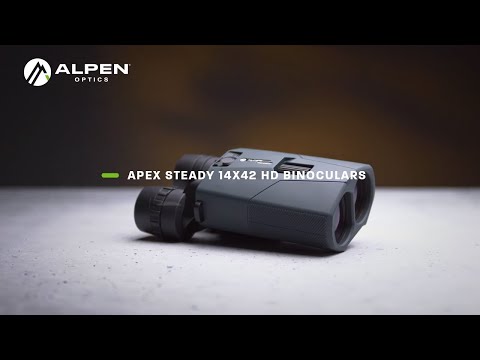 Alpen Optics Apex Steady 14x42 HD Binoculars Precision Optics