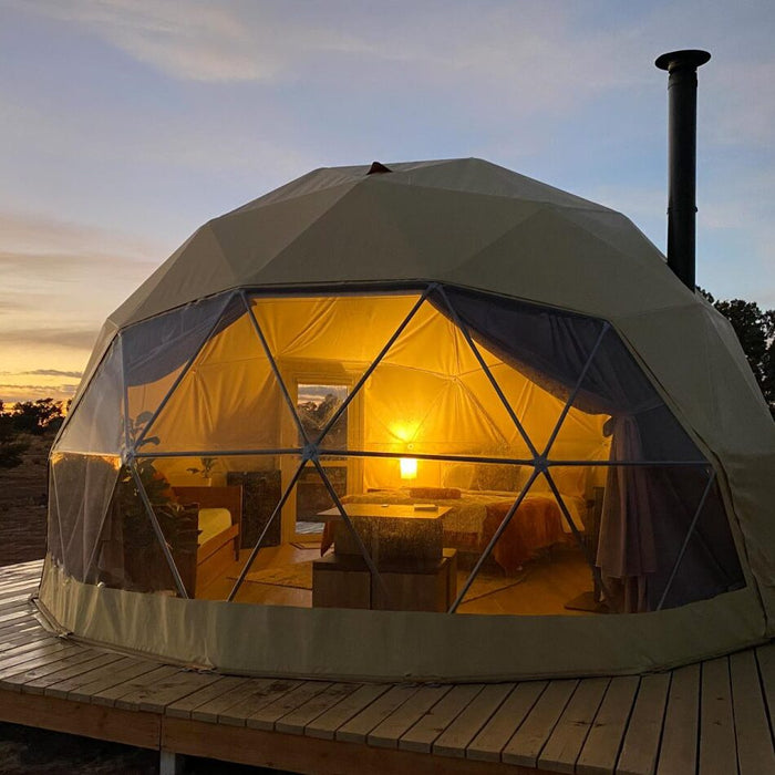 Luna Glamping 7m Stargazer Geodesic Glamping Dome